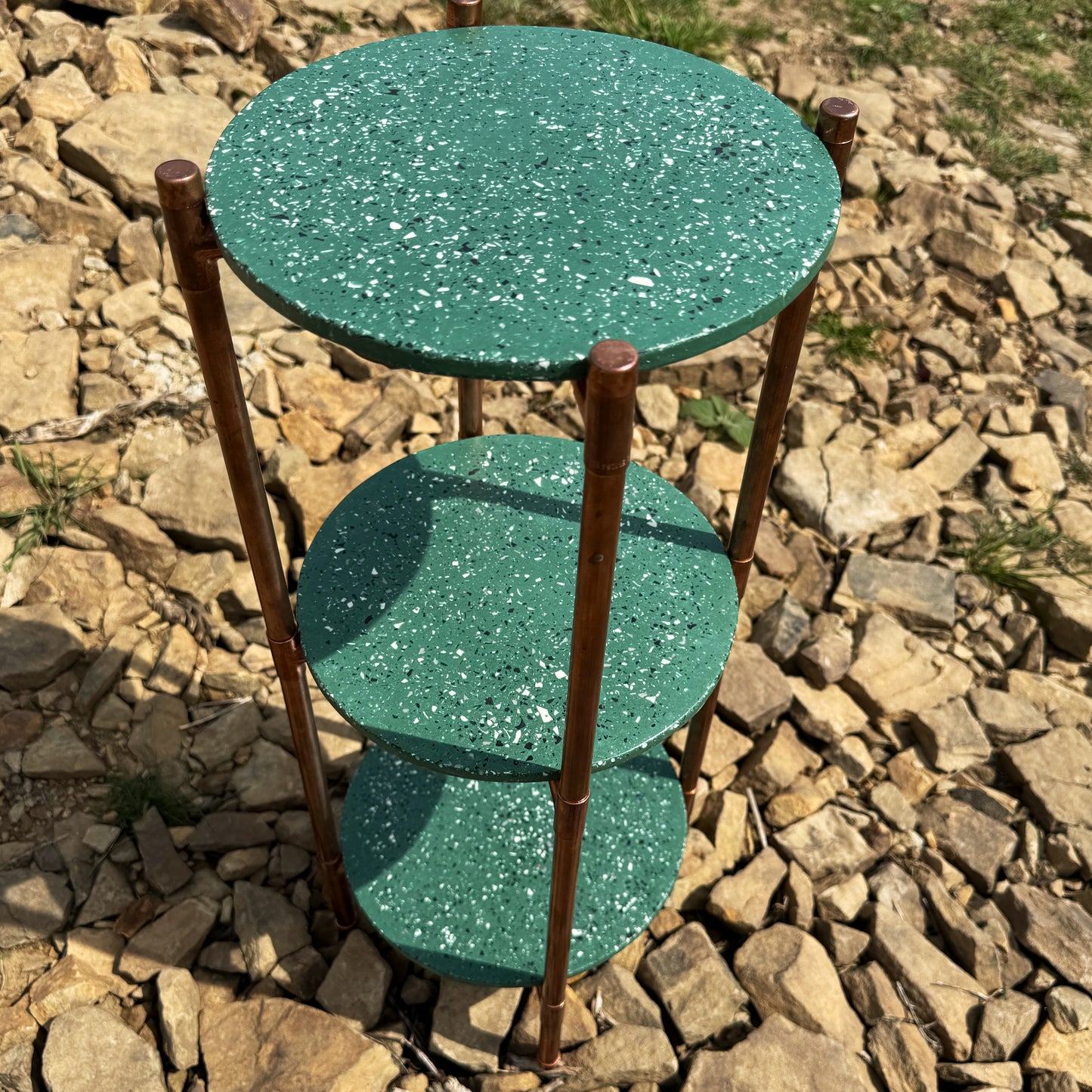 Forest Three Tiered Table