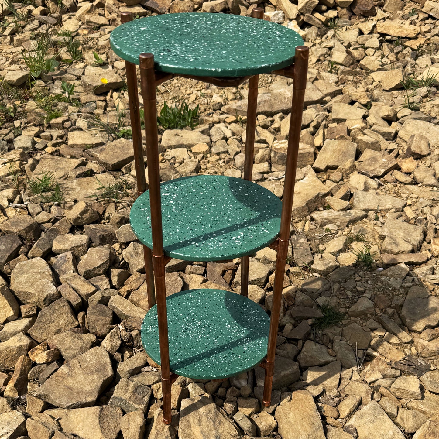 Forest Three Tiered Table