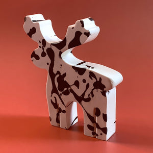 White Splatter Reindeer