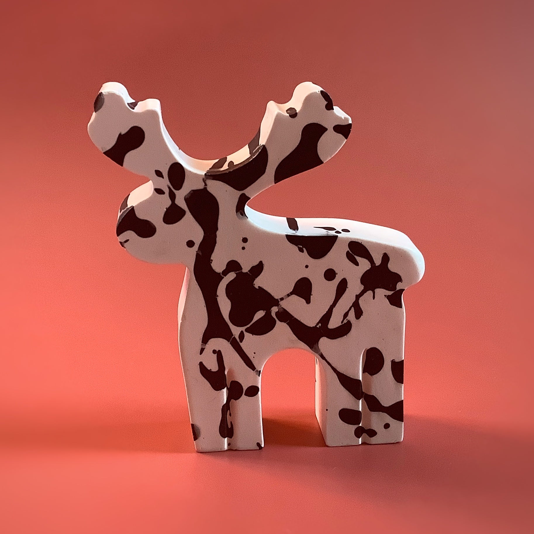 White Splatter Reindeer